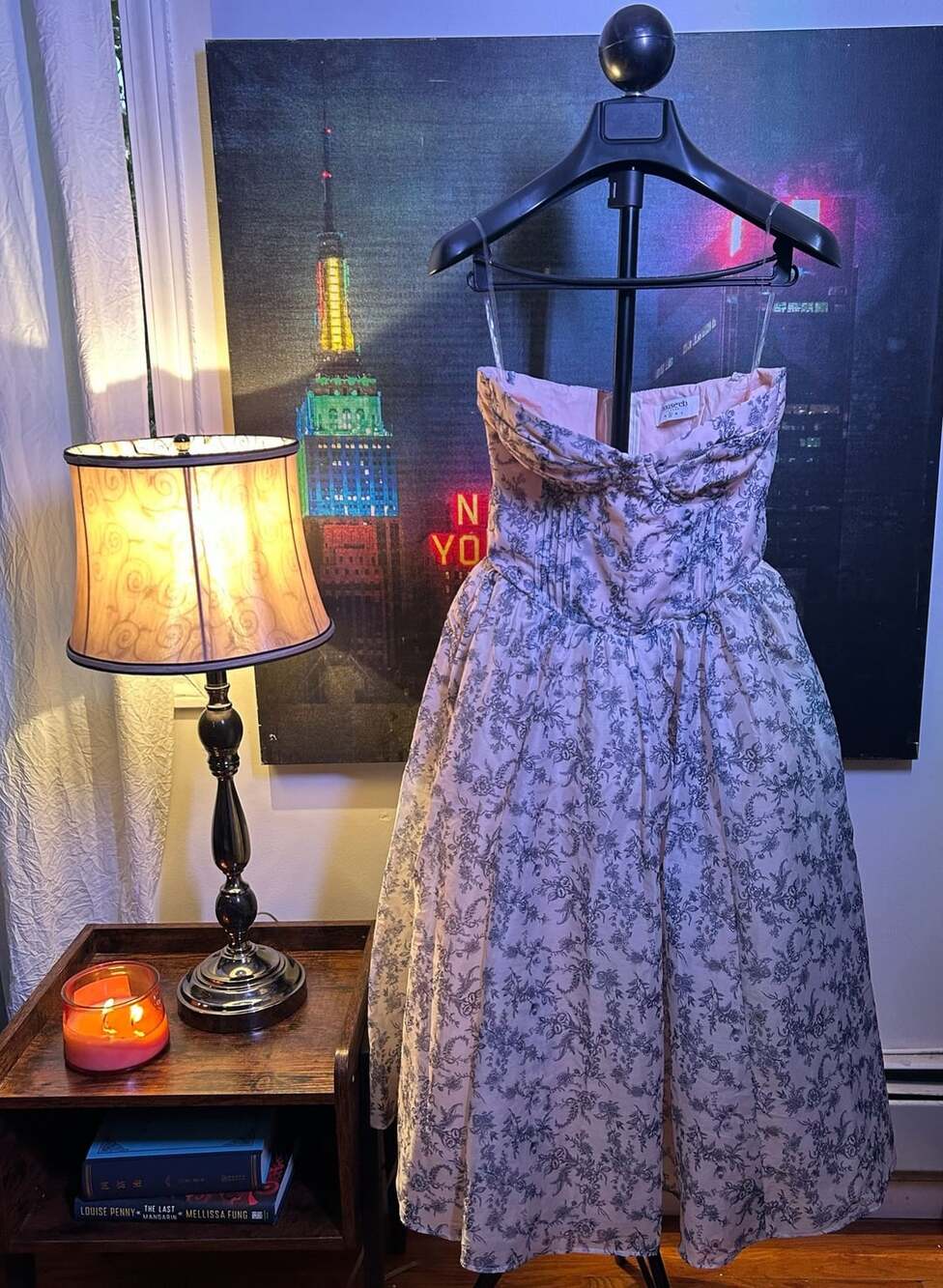 House of CB Bennett Strapless Corset Dress Size S English Porcelain